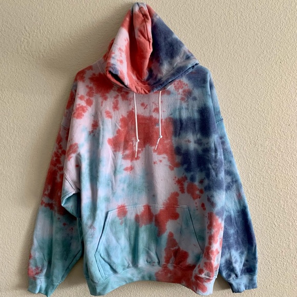 Gildan Tops Tie Dye Hoodie Poshmark Gildan Tops Tie Dye Hoodie Poshmark